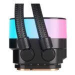 Corsair iCUE LINK TITAN 240 RX RGB Liquid CPU Cooler, RX120 RGB Magnetic Dome Fans, 20 LED Pump Head, iCUE LINK Hub Included, Black - Image 6