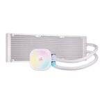 Corsair iCUE LINK TITAN 360 RX RGB Liquid CPU Cooler, RX120 RGB Magnetic Dome Fans, 20 LED Pump Head, iCUE LINK Hub Included, White - Image 3
