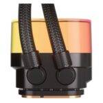 Corsair iCUE LINK TITAN 240 RX LCD RGB Liquid CPU Cooler, RX120 RGB Magnetic Dome Fans, Personalised LCD Screen, iCUE LINK Hub Included, Black - Image 4