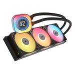 Corsair iCUE LINK TITAN 360 RX LCD RGB Liquid CPU Cooler, RX120 RGB Magnetic Dome Fans, Personalised LCD Screen, iCUE LINK Hub Included, Black