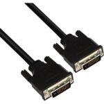 VCOM DVI-D (M) to DVI-D (M) (24+1 pin) 3m Black Retail Packaged Display Cable, Works with Flat Panel Displays, Digital CRT Monitors, Projectors, and HDTVs - Image 2
