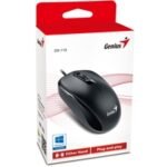 Genius DX-110 Wired PS2 Plug and Play Mouse, 1000 DPI Optical Tracking, 3 Button with Scroll Wheel, Ambidextrous Design with 1.5m Cable, Black - Image 5