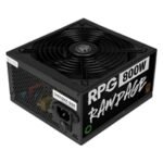GAMEMAX RPG Rampage 800W PSU, 140mm Ultra Silent Fan, 80 PLUS Bronze, Non Modular, Flat Black Cables, Japanese TK Main Capacitor Fitted - Image 4