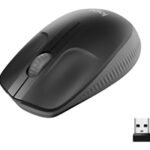 Logitech Wireless Mouse M190, Full Size Ambidextrous Curve Design, 18-Month Battery with Power Saving Mode, USB Receiver, Precise Cursor Control with Wide Scroll Wheel and Scooped Buttons, Black - Image 2