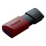 Kingston DataTraveler ExodiaM DTXM/128GB USB Flash Drive, 128GB, USB 3.2, Red / Black, Moving Cap Design - Image 2