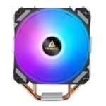 ANTEC A400i Fan CPU Cooler, Universal Socket, 120mm Neon Light Effect Silent RGB PWM Fan, 1800RPM, 4 Direct-Touch Copper Heatpipes, Intel LGA 1700 Bracket Included - Image 3