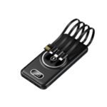 Prevo SP5002 Wireless Charging Power Bank,10000mAh Portable Charging for Smart Phones, Tablets and Other Devices, Charge Multiple Devices with Prefitted Lightning, USB Type-C, Micro-USB & USB Cables - Image 3