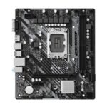 ASRock H610M-HVS/M.2 R2.0 Super Alloy Intel 1700 Socket Motherboard, Micro-ATX, 2x DDR4 Slots, 1x M.2 Socket, GbE LAN, 1x D-Sub / 1x HDMI Port - Image 2
