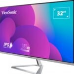 Viewsonic VX3276-MHD-3 32-Inch Full HD, Frameless IPS Monitor, 1080p, 1920 x 1080 Resolution, 75Hz, HDMI, VGA, DisplayPort, Speakers - Image 3