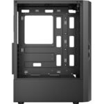 ANTEC AX20 Case, Black, Mid Tower, 1 x USB 3.0 / 2 x USB 2.0, Tempered Glass Side Window Panel, Slanted Bar & Mesh Design for Massive Airflow, 3 x RGB LED Fans Included, ATX, Micro ATX, Mini-ITX - Image 6