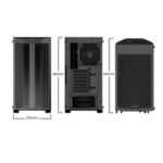 be quiet! Pure Base 500 FX Case, Black, Mid Tower, 1 x USB 3.2 Gen 1 Type-A / 1 x USB 3.2 Gen 2 Type-C, Tempered Glass Side Window Panels, 4 x Light Wings Addressable RGB PWM Fans Included, ARGB LED Lighting Front Mesh Panel - Image 2