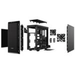 be quiet! Pure Base 600 Case, Black, MId Tower, 2 x USB 3.2 Gen 1 Type-A, 3 x Pure Wings 2 Black PWM Fans Included, Completely Sound Insulated with Dampening Materials, Adjustable Top Cover Vent - Image 4