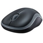 Logitech M185 Wireless Black & Grey Mouse - Image 3