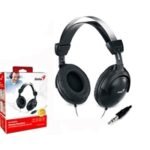 Genius HS-M505X Noise-cancelling Headset with Mic, 3.5mm Connection, Plug and Play with Adjustable Headbandand, In-line microphone and Volume Control, Black - Image 3