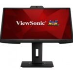 Viewsonic VG2440V 23 Inch Full HD IPS Monitor,  Widescreen, 60Hz, 5ms, VGA, HDMI, DisplayPort, Speakers, Webcam & Micrphone, Height Adjustable - Image 2