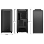 be quiet! Dark Base 701 Full Tower Gaming PC Case, Black, 3 pre-installed Silent Wings 4 140mm PWM high-speed fans, ARGB lighting with integrated ARGB controller, 3-year manufacturer's warranty - Image 2