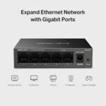 Mercusys MS105GS 5 Port Gigabit Ethernet Network Switch Steel Case - Image 6