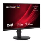 Viewsonic VA2408-HDJ 24 Inch IPS Monitor, Full HD, 100Hz, 5ms, VGA, HDMI, Display Port, Height Adjust, Pivot, Swivel, Int PSU, VESA - Image 2