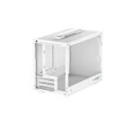 DeepCool CH160 Ultra-Portable Gaming Case White Micro Tower with Tempered Glass Side Window Panel, Advanced Cooling, USB 3.0/USB-C Ports, Pre-Installed Fans, Mini-ITX - Image 5