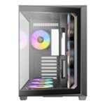 ANTEC Constellation C5 Black ARGB Case, 270' Full-view tempered glass, Dual Chamber, Support back-connect motherboards, 7 x ARGB PWM fans with built-in fan controller, ATX, Micro-ATX, ITX - Image 4