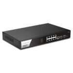 DrayTek VSP2100-K VigorSwitch P2100 8 Port Gigabit POE Layer 2+ Managed Switch with 2 SFP Uplink Ports - Image 3