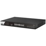 DrayTek VSPQ2200XB-K VigorSwitch PQ2200xb 16 Port 2.5 GbE POE+ Managed Layer 2+ Switch with 4x POE++ Ports and 4x 10GbE SFP+ Ports - Image 5