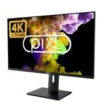 piXL CM28F10 28 Inch 60Hz 4K Widescreen Monitor with 3840 x 2160 Resolution, 5ms Response Time, 60Hz Refresh Rate, HDMI, DisplayPort & VESA Mount - Image 2