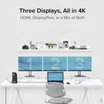 Plugable UD-ULTC4K Triple Monitor 4K 96W USB-C PD DisplayLink Certified Docking Station - Image 3