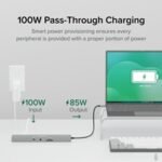 Plugable USBC-11IN1E 11 in 1 Portable USB-C Ethernet Docking Station - Image 4