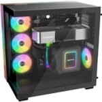 be-quiet! Light Base 600 LX, Black, Midi-Tower ATX Case, Massive ARGB LED Strip, Full Windowed Design, 4x Light Wings LX 120mm PWM fans included - Image 5