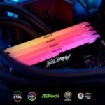 Kingston FURY Beast KF432C16BB2AK2/32 32GB (2x 16GB) DIMM System Memory, 3200MHz, DDR4, CL16, Black, RGB, Intel XMP - Image 2