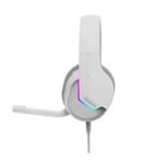 Marvo Scorpion H8618 Tactic 40 USB 2.0 Wired Gaming RGB Headset (White) - Image 2