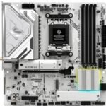 ASRock B850M Steel Legend WiFi AMD AM5 Socket Motherboard, Micro-ATX, 4x DDR5 Slots, 3x M.2 Sockets, Fitted I/O Shield, 2.5GbE LAN, Wi-Fi 7, 1x DisplayPort / 1x HDMI Port - Image 2