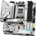 ASRock B850M Steel Legend WiFi AMD AM5 Socket Motherboard, Micro-ATX, 4x DDR5 Slots, 3x M.2 Sockets, Fitted I/O Shield, 2.5GbE LAN, Wi-Fi 7, 1x DisplayPort / 1x HDMI Port - Image 6
