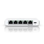Ubiquiti USW-FLEX-2.5G-5 UniFi Flex 2.5G Ultra Compact 5 Port POE/USB-C Powered Managed Switch
