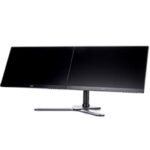 iiyama DS1002D-B1 Dual Desk Stand Monitor Arm, Desk Mount, Fits 2 x 30 Inch Flat Screens, Tilt, Swivel, Height, Rotation, inc Cable Management - Image 5