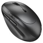 Genius Ergo 8350S Wireless Ergonomic Vertical Mouse, Blutooth & 2.4 GHz, Adjustable DPI levels up to 2400 DPI, 5 Button with Scroll Wheel, Dark Grey - Image 3