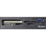 Akasa USB 3.0 Multi Card Reader, Supports CF/MS/SD/MicroSD UHS-II Cards, 3.5", Internal USB 3.0 Connector, Black, for PC - Image 5