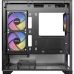 ANTEC CX500M Micro Tower Gaming Case, Black, ARGB, 2  x USB 3.0 / 1 x USB Type-C, Tempered Glass Side Panel, Micro-ATX/ITX - Image 5