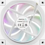 DeepCool FL12 120mm PWM 3 Pack Reverse White Fan - High Performance, Low Noise, Fluid Dynamic Bearing, 36 ARGB LEDs, 500-2150 RPM, 55 CFM Airflow, 4-Pin PWM Control - Image 5