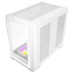 ANTEC Constellation C5 Curve White ARGB Case, Curved Glass Panels, Dual Chamber, Support back-connect motherboards, 4 x ARGB PWM fans with built-in fan controller, ATX, Micro-ATX, ITX - Image 4