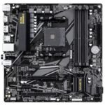 Gigabyte B550M DS3H AC R2 Ultra Durable AMD AM4 Socket Motherboard, Micro-ATX, 4x DDR4 Slots, 2x M.2 Socket, GbE LAN, Wi-Fi 5, 1x DisplayPort / 1x HDMI Port - Image 4