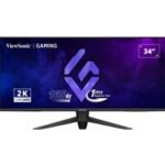 Viewsonic VX3480-2K-PRO 34 Inch 165Hz UWQHD Gaming Monitor, 3440x1440, 1ms, Display Port, 2xHDMI, Height Adjust, Swivel, VESA - Image 3