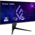 Viewsonic VX3480-2K-PRO 34 Inch 165Hz UWQHD Gaming Monitor, 3440x1440, 1ms, Display Port, 2xHDMI, Height Adjust, Swivel, VESA - Image 6