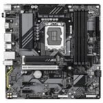 Gigabyte B760M DS3H WIFI6E GEN5 Intel 1700 Socket Motherboard, Micro-ATX, 4x DDR5 Slots, 2x M.2 Socket, 2.5GbE LAN, Wi-Fi 6E, 1x HDMI Port / 2x DisplayPort - Image 2