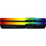 Kingston FURY Beast KF560C36BBEAK2-64 64GB (2x 32GB) DIMM System Memory, 6000MHz, DDR5, CL36, Black, RGB, Intel XMP, AMD EXPO - Image 2