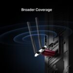 Mercusys MA37BE BE6500 Tri-Band Wi-Fi 7 Bluetooth PCI Express Adapter - Image 6