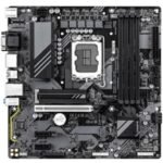 Gigabyte B760M DS3H GEN5 Intel Socket 1700 Motherboard, Micro ATX, 4x DDR5 Slots, 2x M.2 Sockets, 2.5GbE LAN, 1x D-Sub / 1x DisplayPort / 1x HDMI Port - Image 2