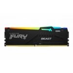 Kingston FURY Beast KF552C40BB2AK2-64 64GB (2x 32GB) DIMM System Memory, 5200MHz, DDR5, CL40, Black, RGB, Intel XMP - Image 2