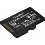 Kingston Canvas Select Plus  SDCS3/64GB 64GB Micro SD UHS-I (U1) Flash Card with Adapter - Image 2